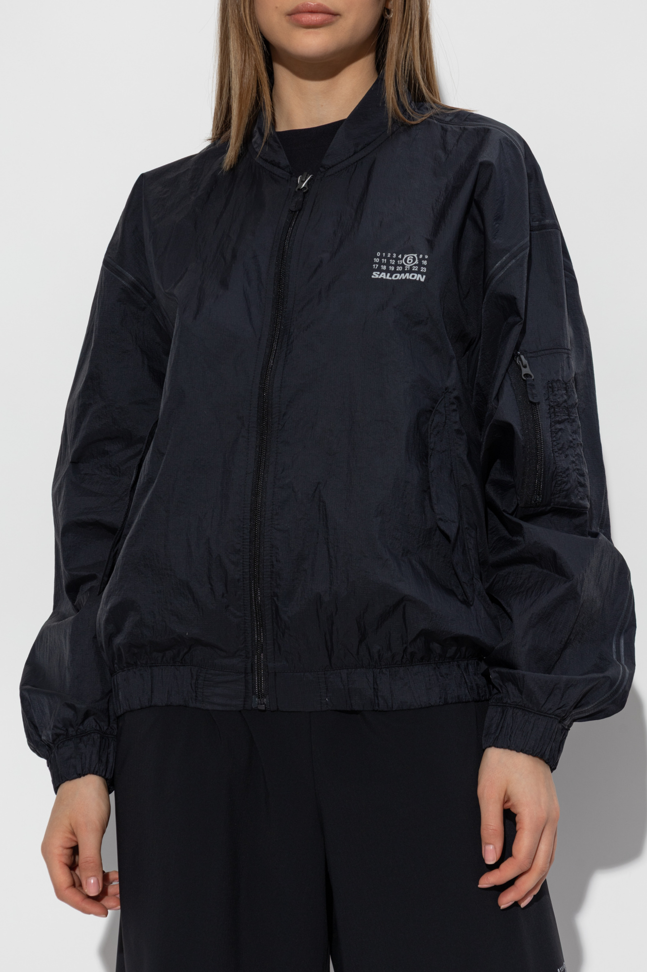 ◆MM6 Maison Margiela◆ ナイロンジャケット ブラック JACKET（ナイロンジャケット）｜MM6 Maison Margiela（ｴﾑｴﾑｼｯｸｽ